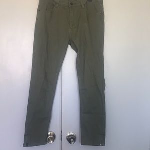 Green Skiny Jeans